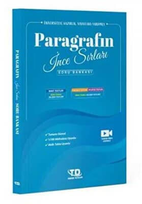 Paragrafın İnce Sırları Soru Bankası YKS Fotokopi