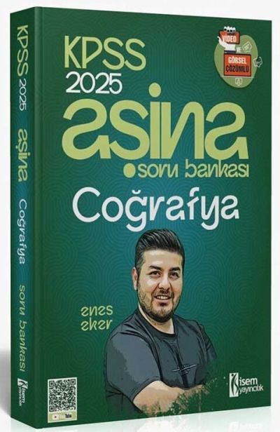 2025 KPSS Coğrafya Aşina Soru Bankası Çözümlü İsem Yayınları YKS Fotokopi