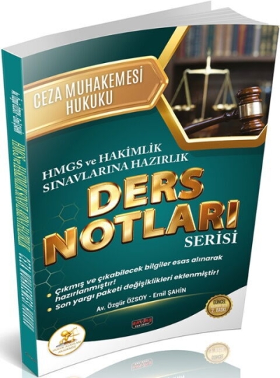HUKAL HMGS HAKİMLİK Ceza Muhakemesi Hukuku Ders Notları Savaş Yayınları YKS Fotokopi
