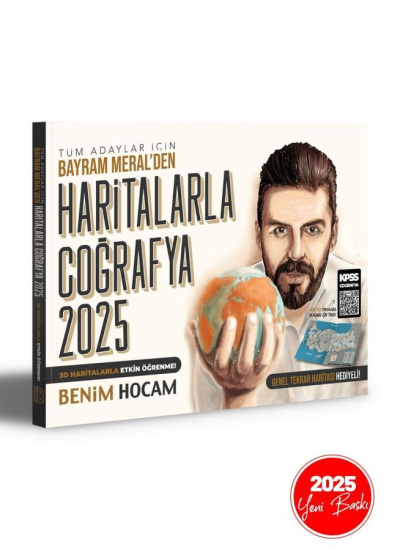 2025 Tüm Adaylar İçin Haritalarla Coğrafya Benim Hocam Yayınları YKS Fotokopi