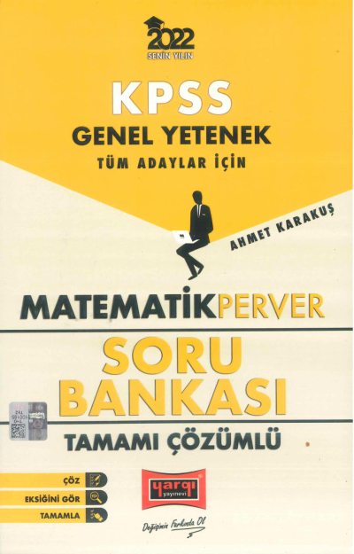 MATEMATİK PERVER TAMAMI ÇÖZÜMLÜ SORU BANKASI YKS Fotokopi