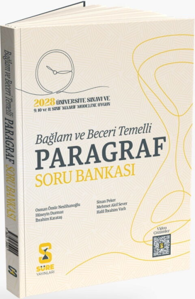 Paragraf Bağlam ve Beceri Temelli Soru Bankası Süre Yayınları YKS Fotokopi