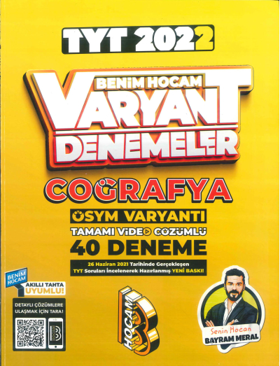 TYT COĞRAFYA VARYANT 40 DENEME YKS Fotokopi