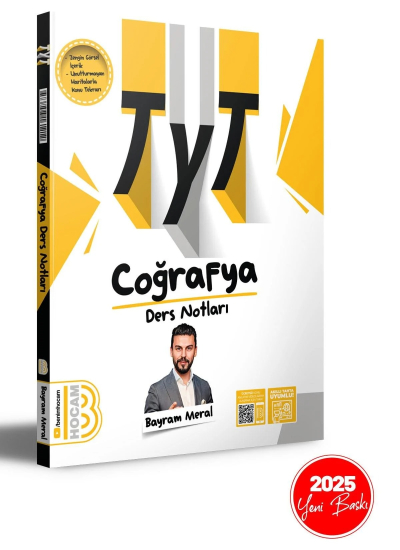 2025 TYT Coğrafya Ders Notları Benim Hocam Yayınları YKS Fotokopi