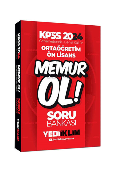 Ortaöğretim Ön Lisans Memur Ol Soru Bankası YKS Fotokopi