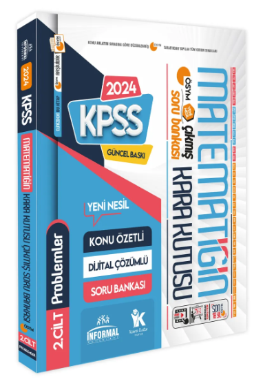 MATEMATİĞİN KARA KUTUSU ÇIKMIŞ SORU BANKASI 2. CİLT (PROBLEMLER) YKS Fotokopi