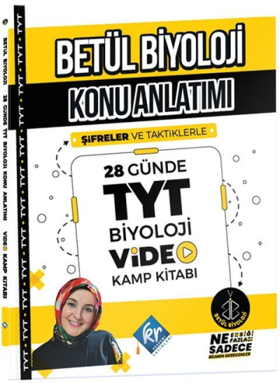 Betül Biyoloji Konu Anlatımı 28 Günde TYT Biyoloji Video Kamp Kitabı YKS Fotokopi