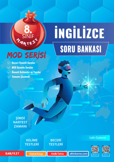 8.Sınıf LGS Mod İngilizce Soru Bankası Nartest Yayınları YKS Fotokopi