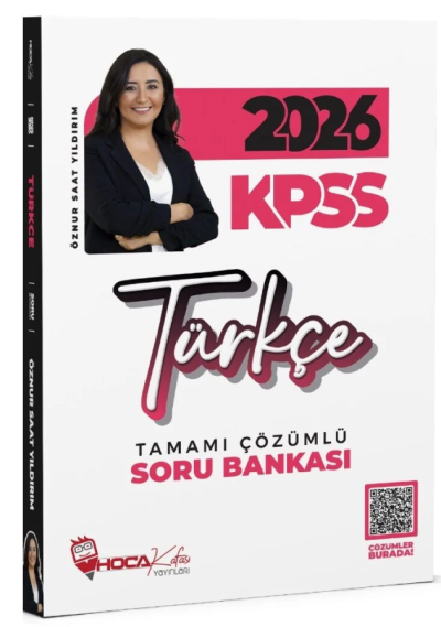 2026 KPSS Türkçe Soru Bankası Çözümlü - Öznur Saat Yıldırım Hoca Kafası Yayınları YKS Fotokopi