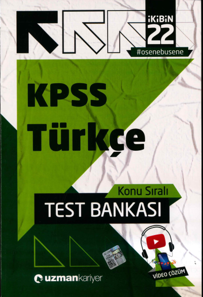 TÜRKÇE TEST BANKASI YKS Fotokopi