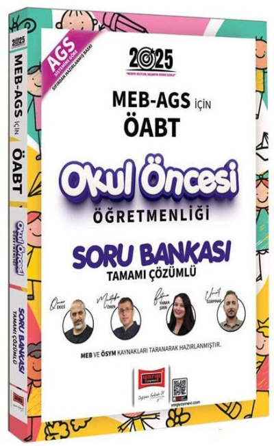 2025 MEB AGS İçin ÖABT Okul Öncesi Öğretmenliği Tamamı Çözümlü Soru Bankası Yargı Yayınları YKS Fotokopi