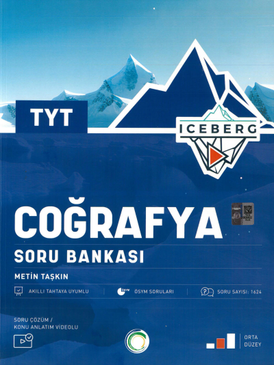 TYT ICEBERG Coğrafya Soru Bankası Orta Düzey YKS Fotokopi
