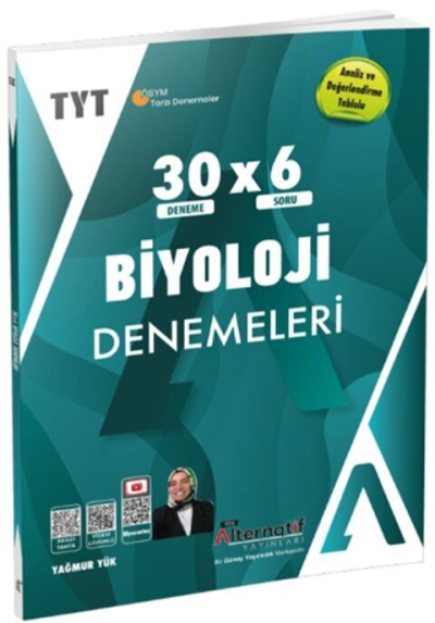 TYT Biyoloji 30 x 6 Branş Denemeleri Alternatif Yayınları YKS Fotokopi