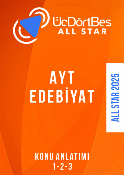 ALL STAR AYT EDEBİYAT Konu Anlatım (1-2 Hepsi Bir Arada) YKS Fotokopi