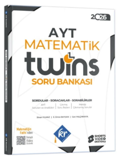 2026 AYT Twins Matematik Soru Bankası KR Akademi YKS Fotokopi