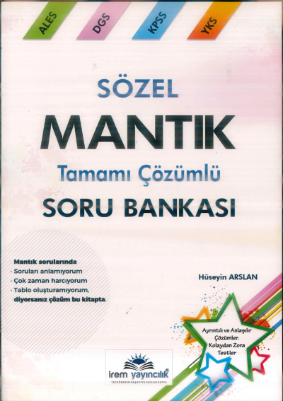 SÖZEL MANTIK TAMAMI ÇÖZÜMLÜ SORU BANKASI YKS Fotokopi