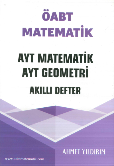 ÖABT Matematik AYT Matematik AYT Geometri Akıllı Defter Ahmet Yıldırım YKS Fotokopi