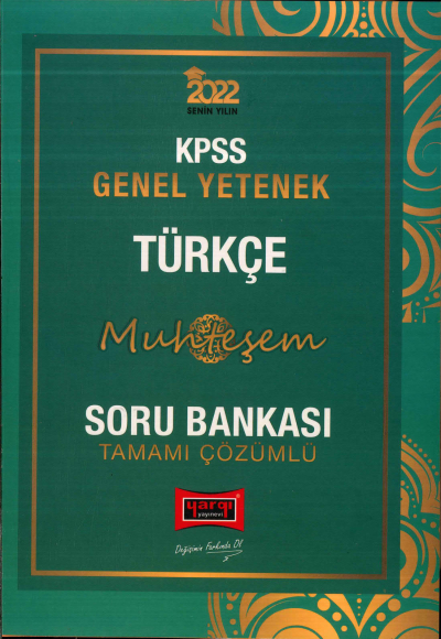 TÜRKÇE MUHTEŞEM TAMAMI ÇÖZÜMLÜ SORU BANKASI YKS Fotokopi