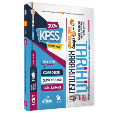 TARİHİN KARAKUTUSU ÇIKMIŞ SORU BANKASI 1. CİLT (GENEL TARİH- AVRUPA TARİHİ-OSMANLI TARİHİ) YKS Fotokopi