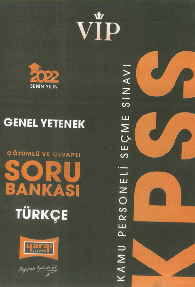 VİP SERİSİ TÜRKÇE SORU BANKASI ÇÖZÜMLÜ YKS Fotokopi