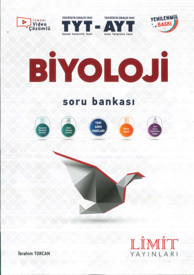 TYT AYT Biyoloji Soru Bankası Limit Yayınları YKS Fotokopi