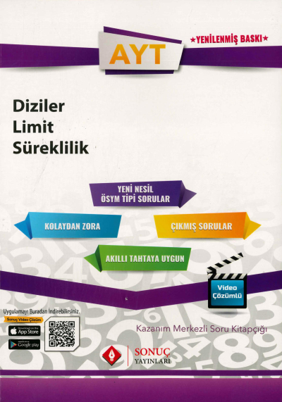 AYT DİZİLER LİMİT SÜREKLİLİK SORU KİTAPÇIĞI YKS Fotokopi