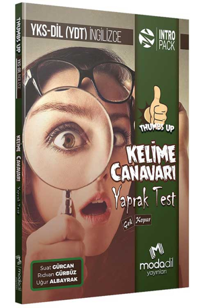 YKS-DİL Thumbs Up Kelime Canavarı Yaprak Test Modadil Yayınları YKS Fotokopi