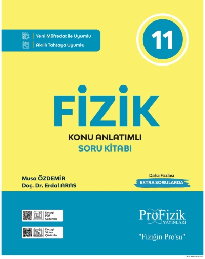 11. Sınıf Fizik Konu Anlatımlı Soru Kitabı ProFizik Yayınları YKS Fotokopi
