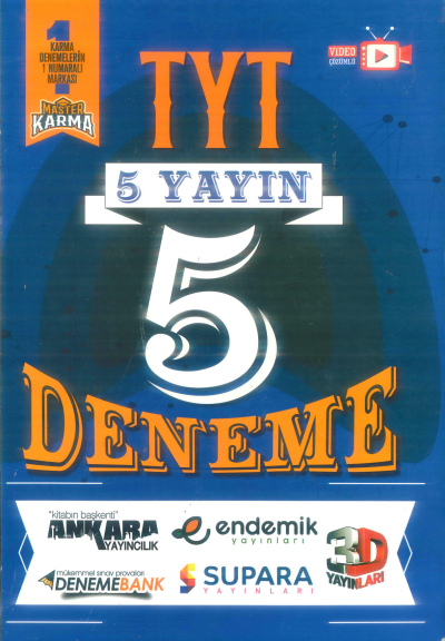 TYT MASTER KARMA 5 DENEME YKS Fotokopi