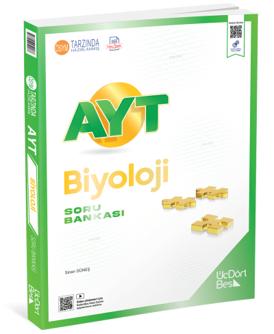 2027 AYT Biyoloji Konu Özetli Soru Bankası 345 Üç Dört Beş Yayınları YKS Fotokopi