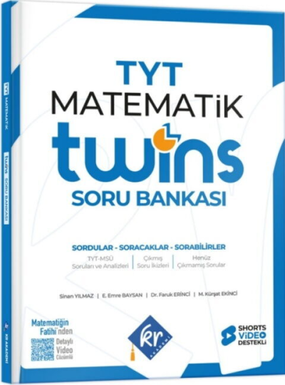 TYT Twins Matematik Soru Bankası KR Akademi YKS Fotokopi