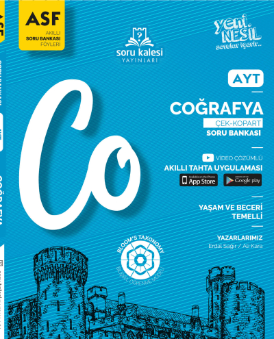 AYT Coğrafya Akıllı Soru Bankası Föyü ASF Soru Kalesi Yayınları YKS Fotokopi
