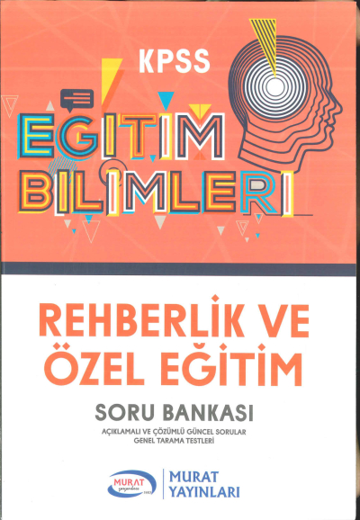 REHBERLİK VE ÖZEL EĞİTİM SORU BANKASI YKS Fotokopi