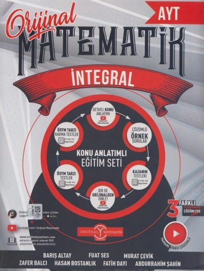 AYT İntegral Konu Anlatım Eğitim Seti Orijinal Yayınları YKS Fotokopi
