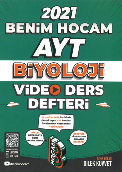 AYT BİYOLOJİ VİDEO DERS DEFTERİ YKS Fotokopi