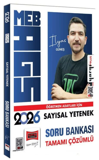 2026 MEB-AGS Öğretmen Adayları İçin Tamamı Çözümlü Sayısal Soru Bankası (İlyas Güneş) Yargı Yayınları YKS Fotokopi