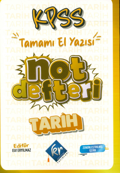 TARİH NOT DEFTERİ TAMAMI EL YAZISI YKS Fotokopi