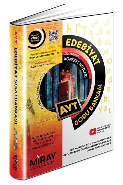 AYT Edebiyat Konu Özetli Soru Bankası Miray Yayınları YKS Fotokopi