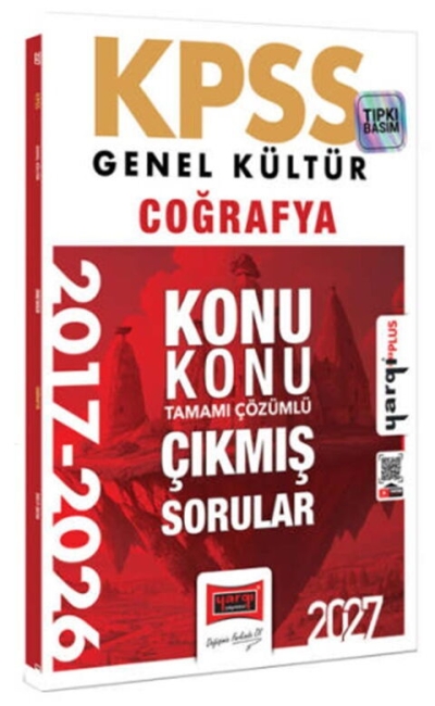KPSS Genel Yetenek Coğrafya Konu Konu Tamamı Çözümlü 10 Yıl Çıkmış Sorular Yargı Yayınevi YKS Fotokopi