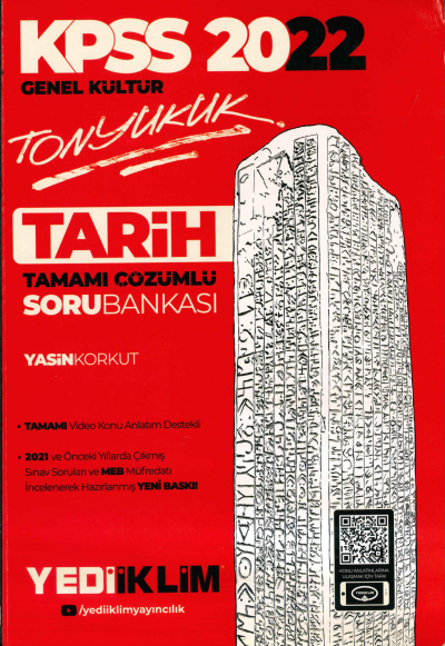 TONYUKUK TARİH TAMAMI ÇÖZÜMLÜ SORU BANKASI YKS Fotokopi