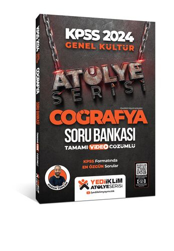 2024 KPSS Atölye Serisi Tamamı Video Çözümlü Coğrafya Soru Bankası YKS Fotokopi