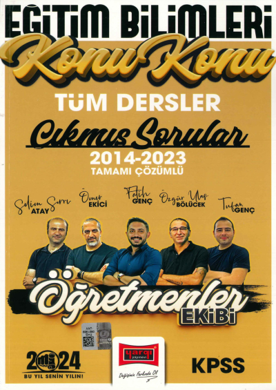KONU KONU ÇIKMIŞ SORULAR 2014-2023 TAMAMI ÇÖZÜMLÜ ÖĞRETMENLER EKİBİ YKS Fotokopi