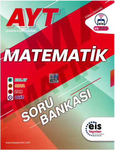 Koz Serisi Ayt Matematik Soru Bankası Eis Yayınları YKS Fotokopi