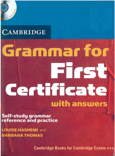 Cambridge Grammar for First Certificate Book with Answers YKS Fotokopi
