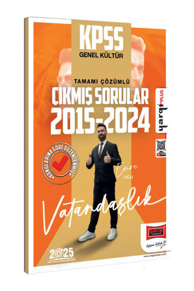 2025 KPSS Genel Kültür 2015 2024 Vatandaşlık Konularına Göre Düzenlenmiş Tamamı Çözümlü Çıkmış Sorular Yargı Yayınları YKS Fotokopi