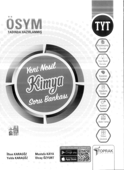 TYT YENİ NESİL KİMYA SORU BANKASI YKS Fotokopi