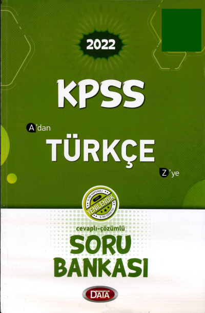 A'DAN Z'YE TÜRKÇE ÇÖZÜMLÜ SORU BANKASI YKS Fotokopi