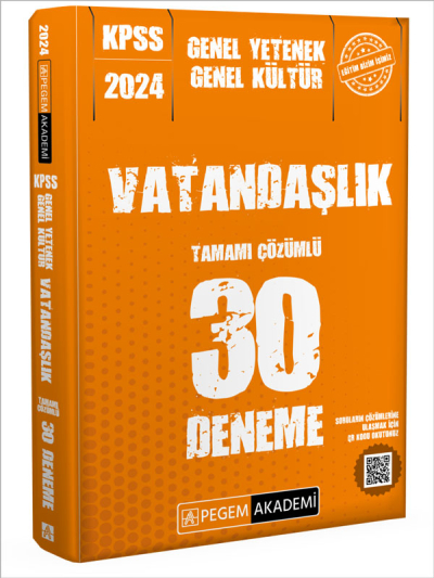 2024 KPSS Vatandaşlık 30 Deneme YKS Fotokopi