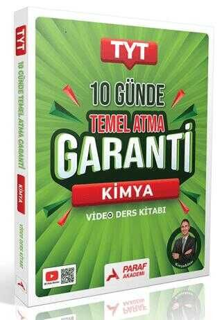 TYT Kimya 10 Günde Temel Atma Garanti Video Ders Kitabı Paraf Akademi Yayınları YKS Fotokopi