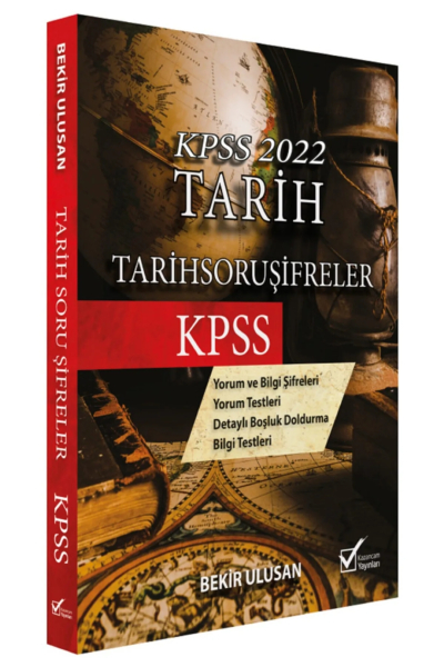 TARİH SORU ŞİFRELER-BEKİR ULUSAN (YORUM BİLGİ-BOŞLUK DOL. BİLGİ TEST) YKS Fotokopi